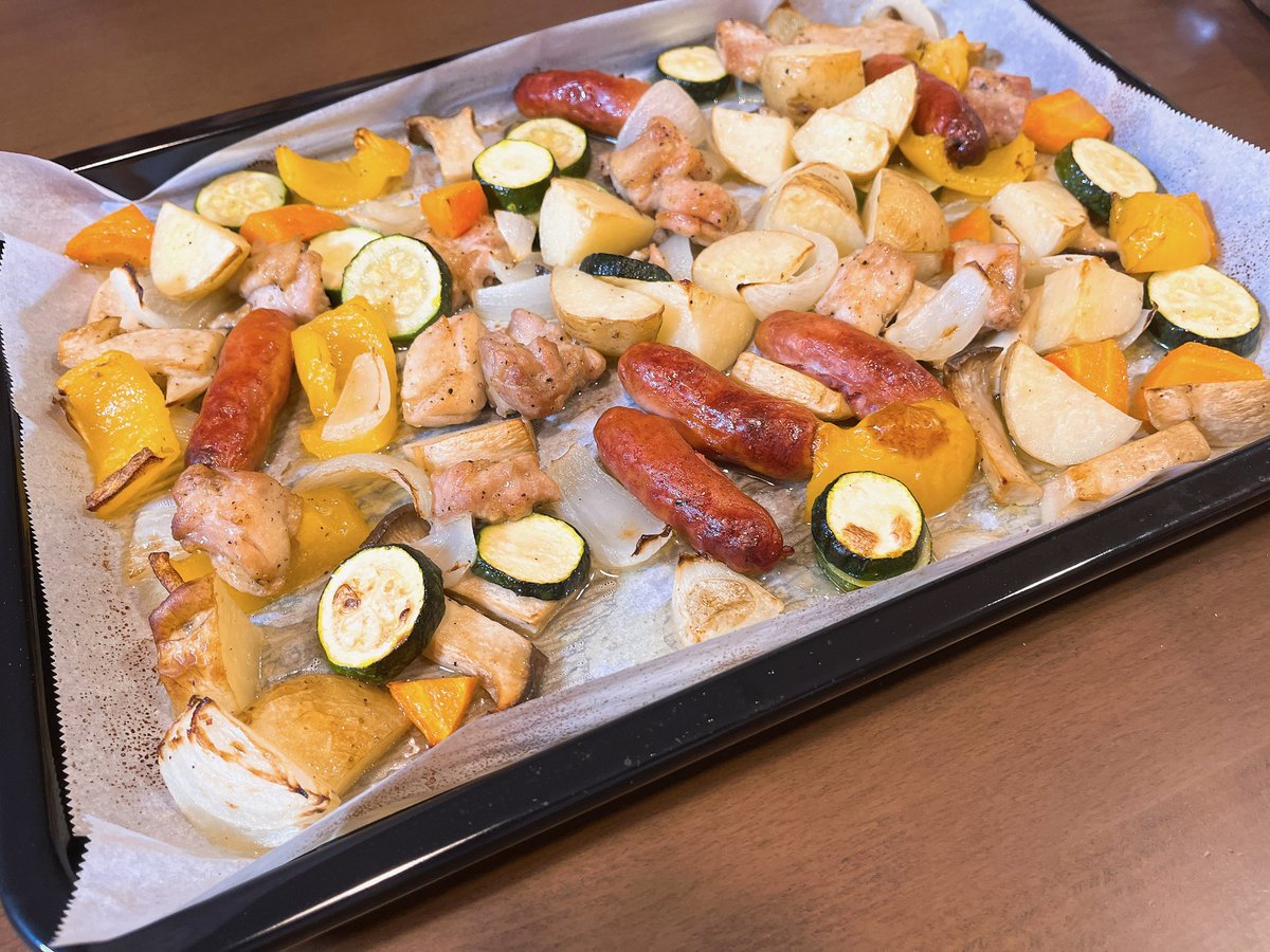 rapperkuma's tweet photo. ヘルシオで焼く野菜は美味い https://t.co/LeGI7w8Y5S