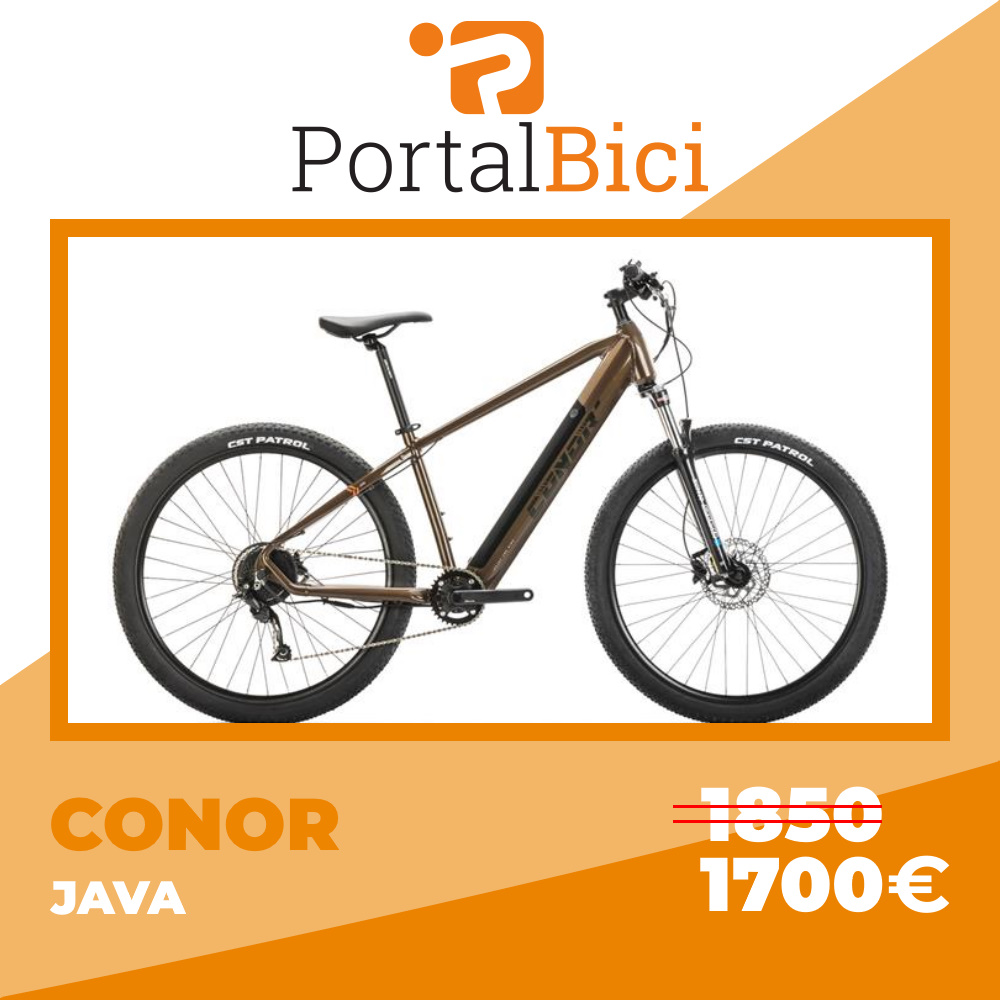 PortalBici's tweet photo. 🚀 CONOR JAVA
https://t.co/y843rZJsgm
▶ Bicicleta eléctrica
▶ Cuadro de aluminio
▶ 24Kg
▶ Ruedas de 29 Shimano
▶ Talla M
▶ Cambio Shimano M3100
Bicicleta espectacular para comenzar con una bicicleta de montaña eléctrica motor badana en g020. 250 de 250W , 45m.
#ConorBikes https://t.co/cYaj34QWgo
