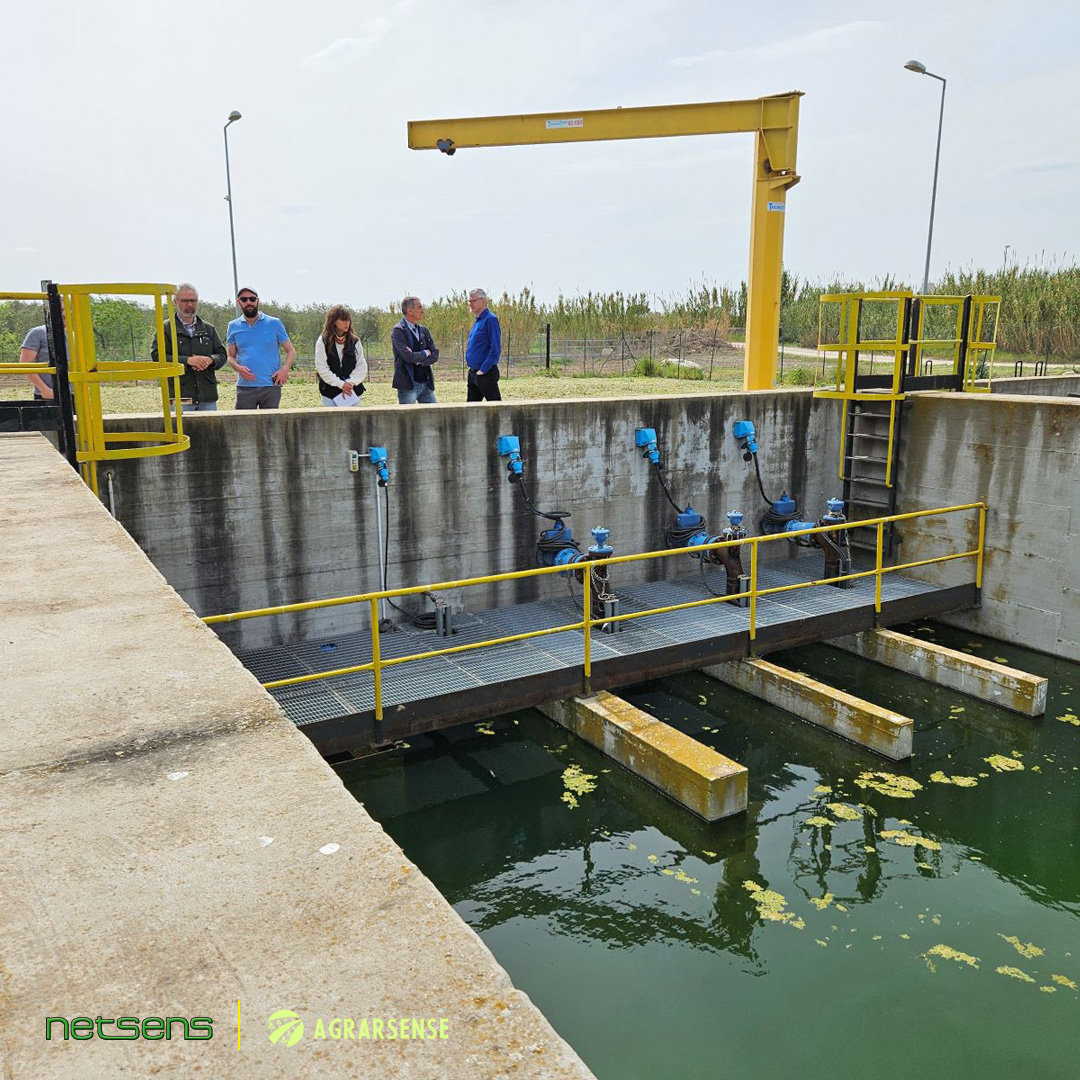 netsens_it's tweet photo. 10/11 April #AGRARENSE at the @cnr_irsa - Bari and San Severo, on some plants of the Capitanata Reclamation Consortium which will host the equipment for field testing. The partners linked to Use Case 7 - Water were present. We thank the #CNR and #SYSMAN https://t.co/CX27Tfumrc