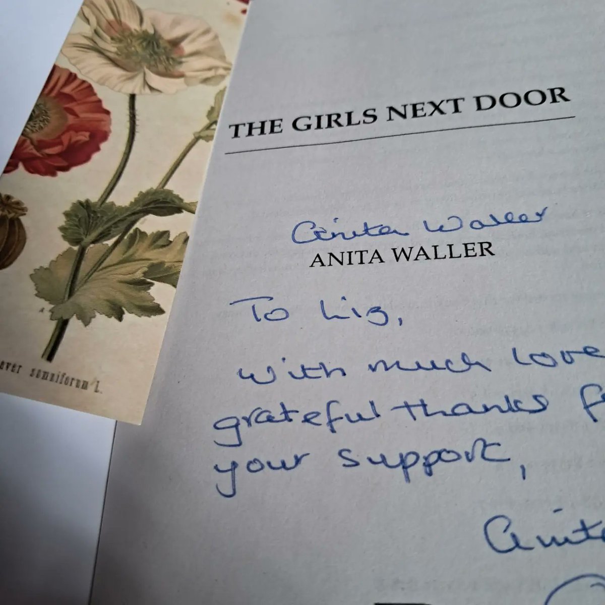 Exciting book post, from wonderful friend & fab author, @anitamayw. The Girls Next Door is next on my TBR pile. Anita In my early days as an author, it was Anita who saw Gus's potential & 15 books later I'm still thankful for her friendship & support. @BoldwoodBooks #BookTwitter
