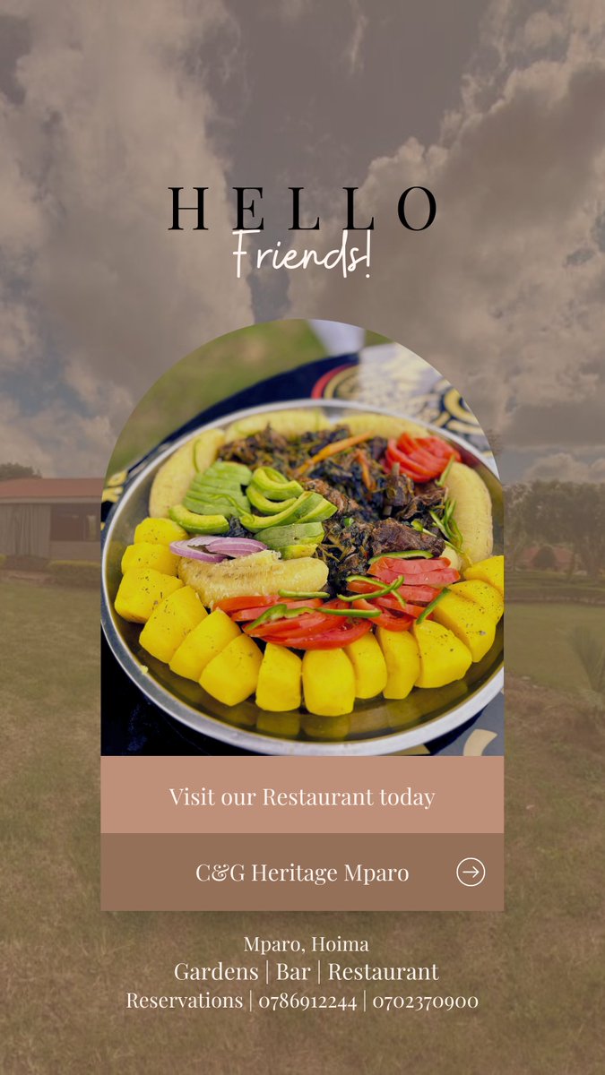 @Ssenyonyiderick Savor culinary delights and elevate your dining experience at our restaurant - where every dish is a masterpiece of flavor.
.
.
.
.
 #FoodieParadise #ElegantEats #DineInStyle #LocalFlavors #FarmToTable #ExquisiteDishes #TasteOfUganda #ChefSpecials #ElevatedDining #FoodGasm