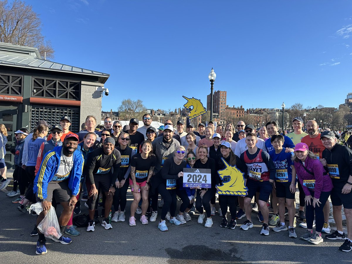 Miceal Chamberlain (@mg_chamberlain) on Twitter photo There were so many incredible moments leading up to the Marathon. From the 5k with 50+ colleagues to the <a href="/RedSox/">Red Sox</a> game with our Charity Partners to the <a href="/BAA/">Boston Athletic Association</a> Gives Back celebration to our <a href="/BankofAmerica/">Bank of America</a> Employee Runner Brunch - the team went above and beyond! There were so many incredible moments leading up to the Marathon. From the 5k with 50+ colleagues to the <a href="/RedSox/">Red Sox</a> game with our Charity Partners to the <a href="/BAA/">Boston Athletic Association</a> Gives Back celebration to our <a href="/BankofAmerica/">Bank of America</a> Employee Runner Brunch - the team went above and beyond!