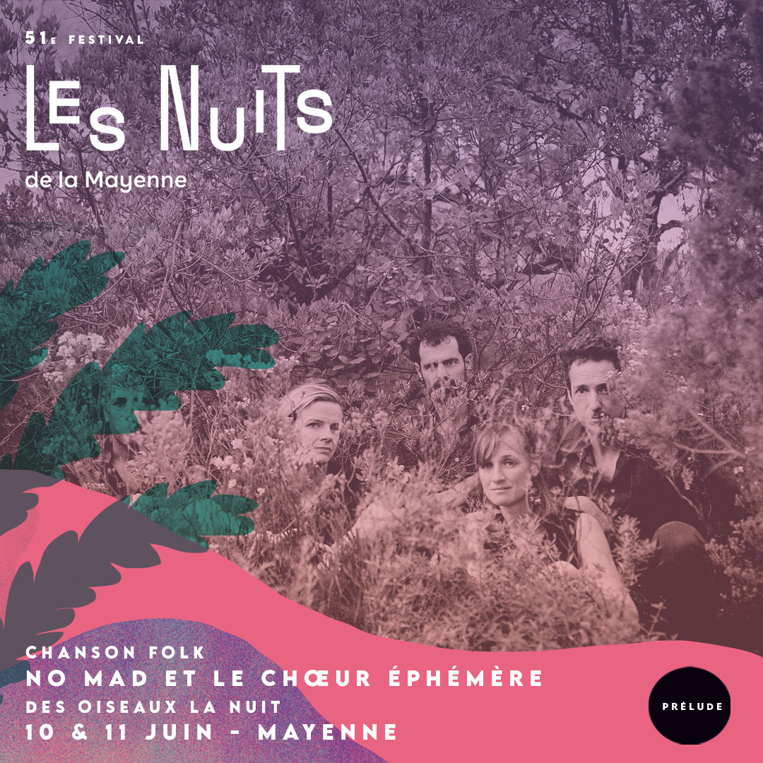 #NDLM2024 - Prélude ☀️
Découvrez No Mad et le choeur éphémère, au Théâtre de Mayenne ! 
📍10 &amp; 11 juin · 20h30 - Séance en journée : 10 juin · 14h
🎟️bit.ly/ndlm_nomad
🤝Un projet à l'initiative de <a href="/MayenneCulture/">Mayenne Culture</a>, du service culturel de <a href="/change53/">Ville de Changé</a> et du Théâtre Les 3 Chênes.