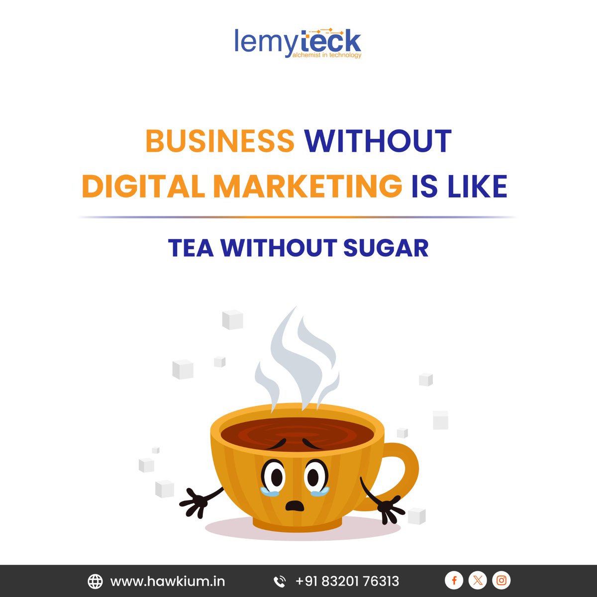 Digital marketing is essential for business 🚀growth. Embrace it to sweeten your brand presence, engage your audience, and ignite success. Don't settle for bland - fuel your business with digital sweetness today!🍵💻 #lemyteck #NZDigitalMarketing #OnlinePresenceNZ