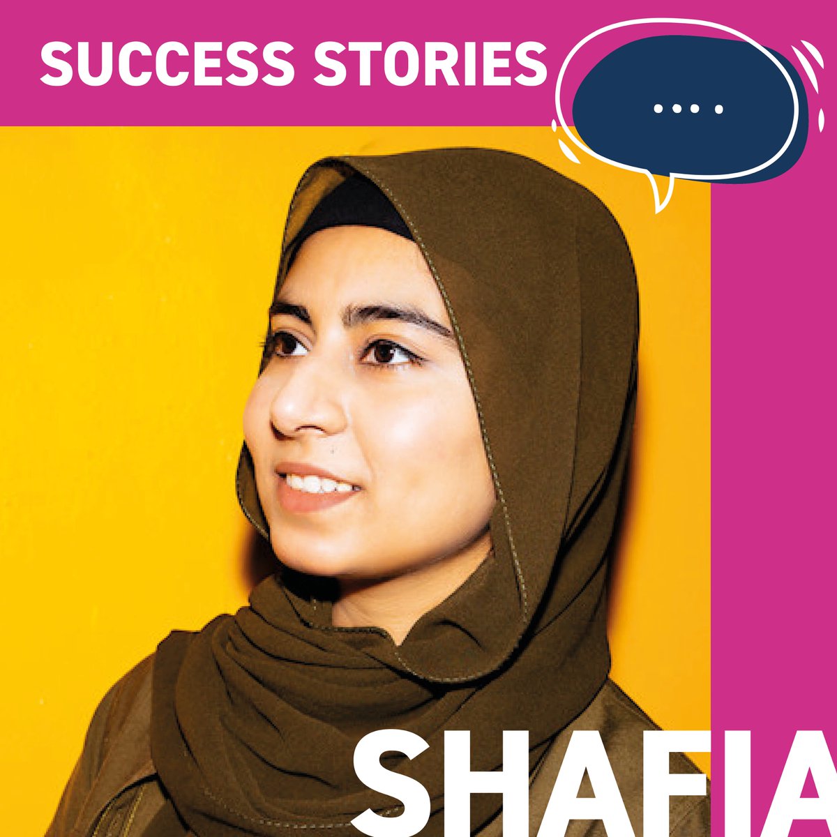 Shafia has gone from Creative Media Camp @TheMcrCollege to Professional Illustrator.

She became the first diverse role model for the @MPAweareyou 's ‘A Place for You’ campaign celebrating diverse role models.

Shafia is a Digital Producer who has worked for some incredible…