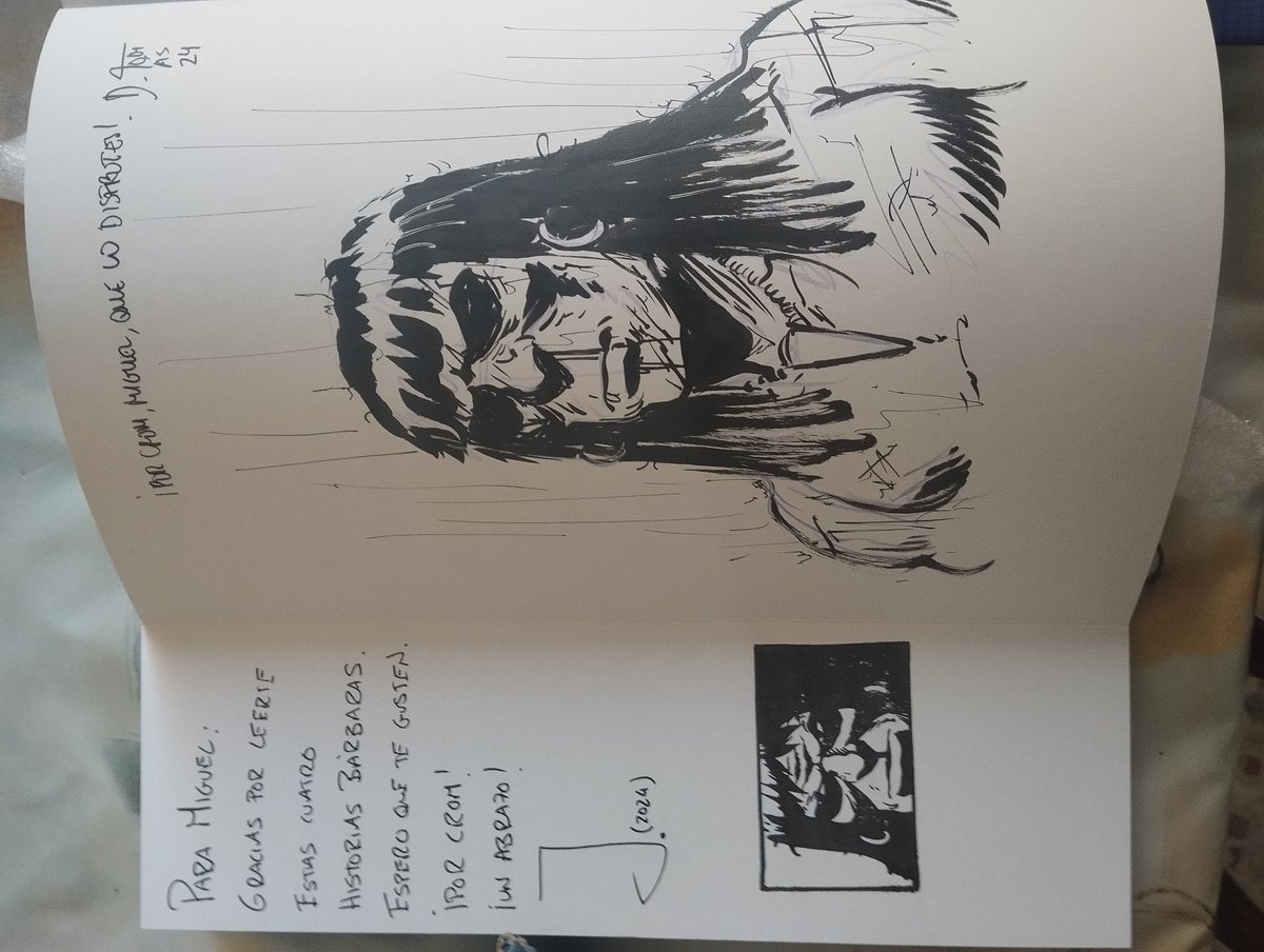 miguelon (@miguelromero29) on Twitter photo Atentos a esta delicia #elbarbaro de <a href="/EdicionesInuit/">InuitEdiciones</a> <a href="/FuryComic/">Javier Marquina</a> y <a href="/Danieltomasart/">Daniel Tomás</a> firmado y dedicado, por Crom!
<a href="/GordonG93616882/">GordonGeek</a>
<a href="/Peterbichoverde/">Peter</a>
<a href="/Jabo_con_b/">Bebe.. o morire!!</a>
<a href="/eItwitero/">Inconcebible</a>
@tallabuena Atentos a esta delicia #elbarbaro de <a href="/EdicionesInuit/">InuitEdiciones</a> <a href="/FuryComic/">Javier Marquina</a> y <a href="/Danieltomasart/">Daniel Tomás</a> firmado y dedicado, por Crom!
<a href="/GordonG93616882/">GordonGeek</a>
<a href="/Peterbichoverde/">Peter</a>
<a href="/Jabo_con_b/">Bebe.. o morire!!</a>
<a href="/eItwitero/">Inconcebible</a>
@tallabuena