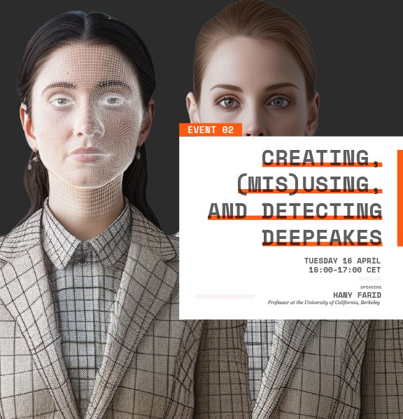 💻👾 Can you tell a #deepfake from the real thing? Join us today (Tuesday 16 April at 16:00) for the Online talk: Creating, (Mis)using and Detecting deepfakes 👇 europeanparliament.webex.com/webappng/sites…