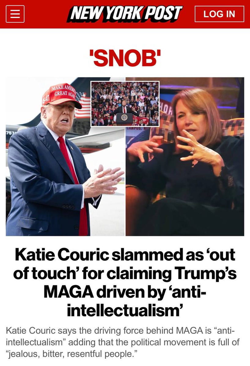 Checks to see if I give two shts what Katie Couric thinks, nope sure don't. 🤷