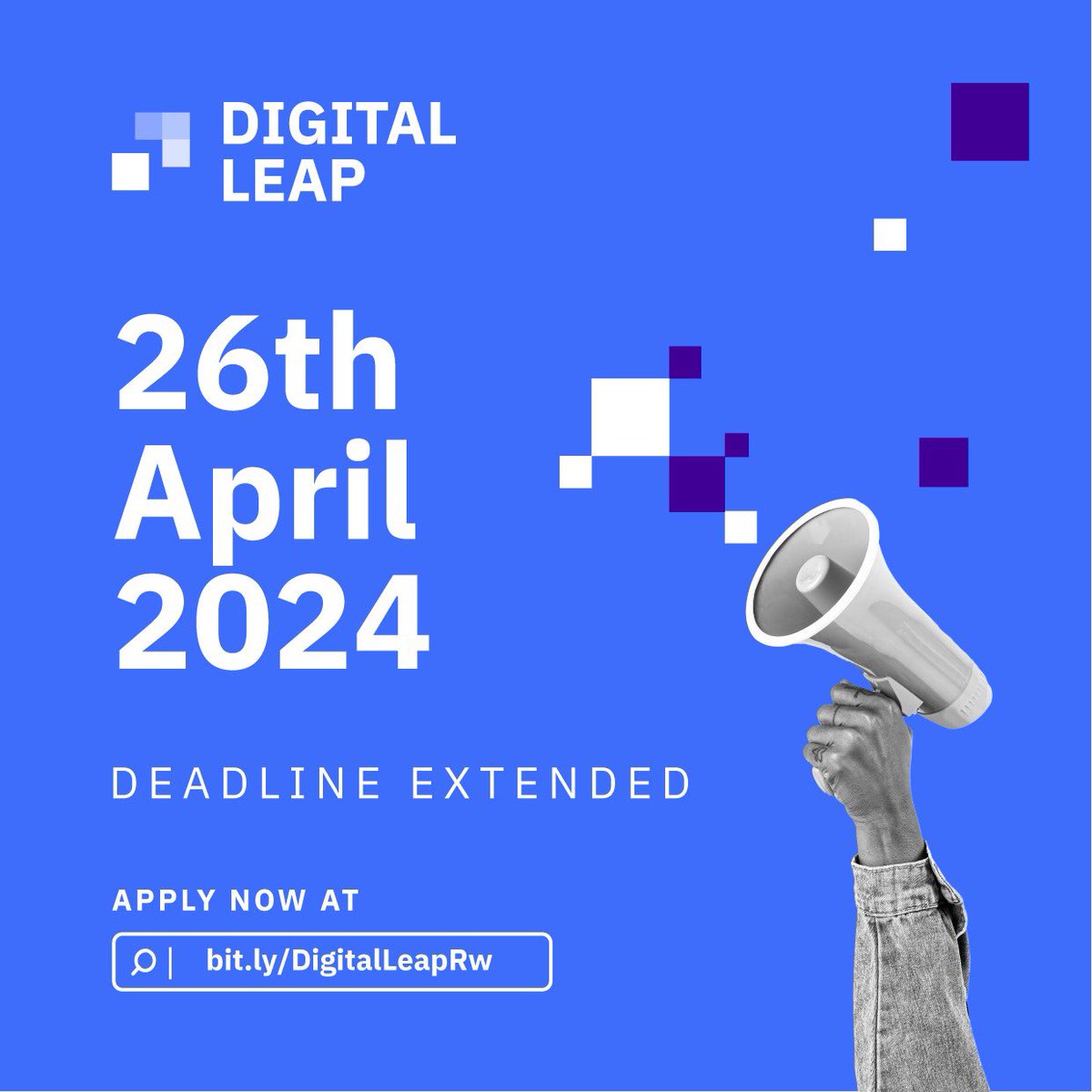 Exciting news! We have extended the deadline for the design contest until 26/4/2024, if you haven't applied yet, now's the time😉 #DigitalLeapRwanda #InnovateRwanda