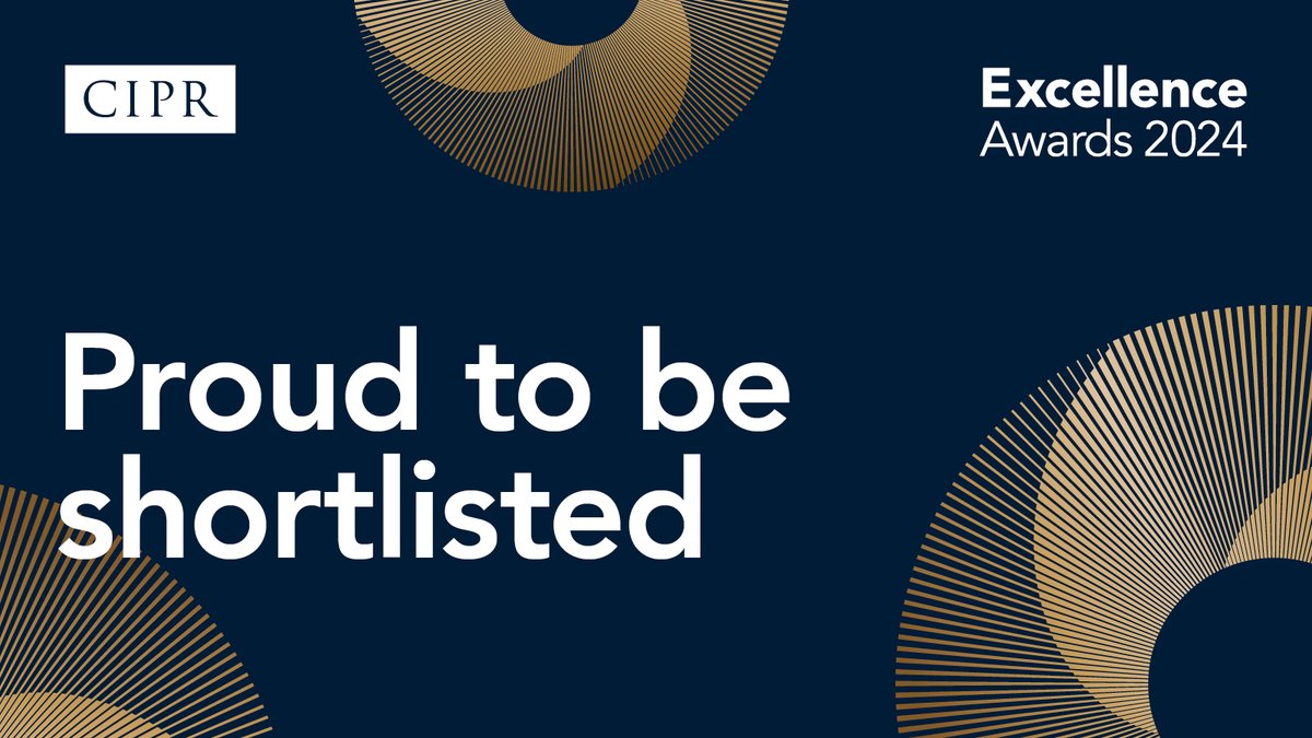 IdeasNetworkPR's tweet image. We’re proud to be shortlisted for ‘Small PR Consultancy of the Year’ in the 2024 @CIPR_Global Excellence Awards 🏆