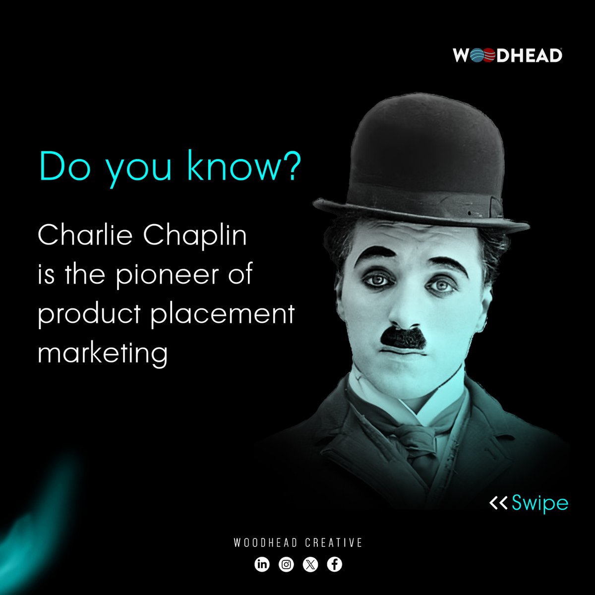 WoodheadWhc's tweet photo. Happy Birthday G.O.A.T 
From the stages of London to the silver screens of Hollywood, Chaplin's choice of shoe polish left an indelible mark on both his legendary career and the world of advertising.

#woodhead #digitalpromotion #GOAT #charliechaplin #shorts #viral https://t.co/TyRLPoiuQO
