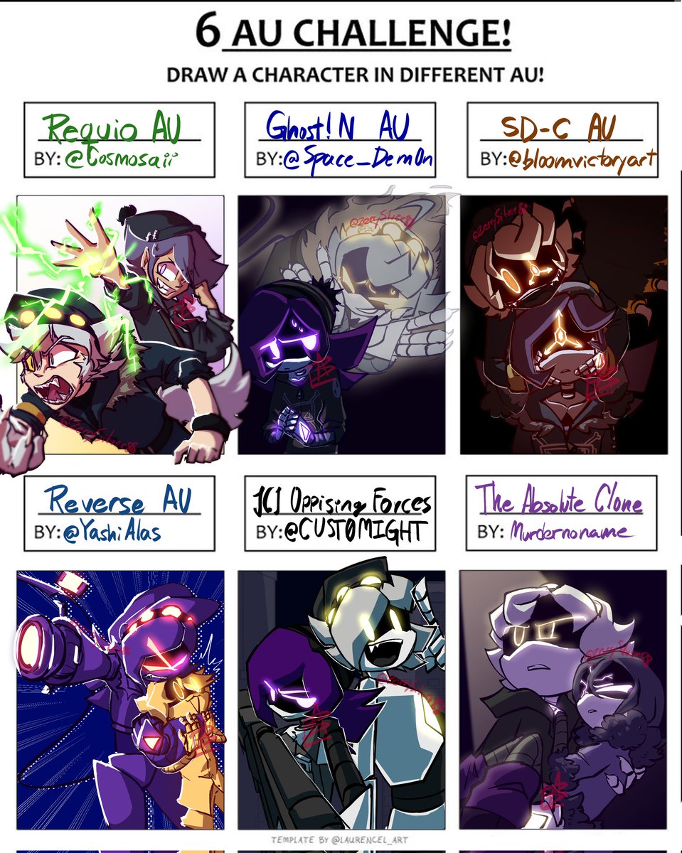 ITS DONE RAAAAAAAH
im out of hiatus atp but I wont post consistently at all VSVSHDJSK
Thanks for letting me draw ur aus yall <3

#murderdrones