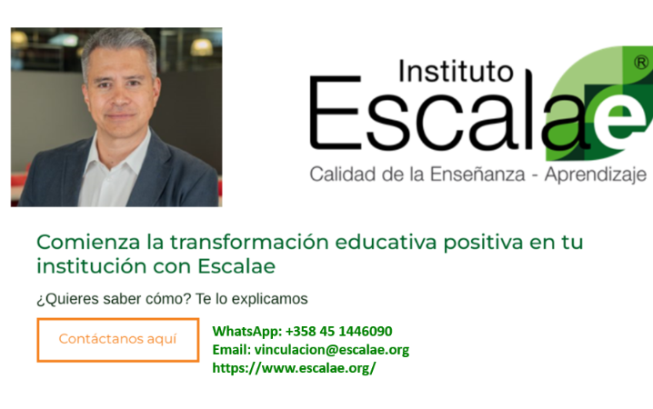 CatedraEscalae's tweet photo. Comprendemos los desafíos que enfrenta tu institución en el camino hacia la transformación educativa positiva. Nuestro Ecosistema Diagnóstico de Escalae ofrece una nueva perspectiva. #Escalae #Innovacióneducativa
Más información: 👇
vinculacion@escalae.org 
+358 451446090 https://t.co/sWFQ5OddQa