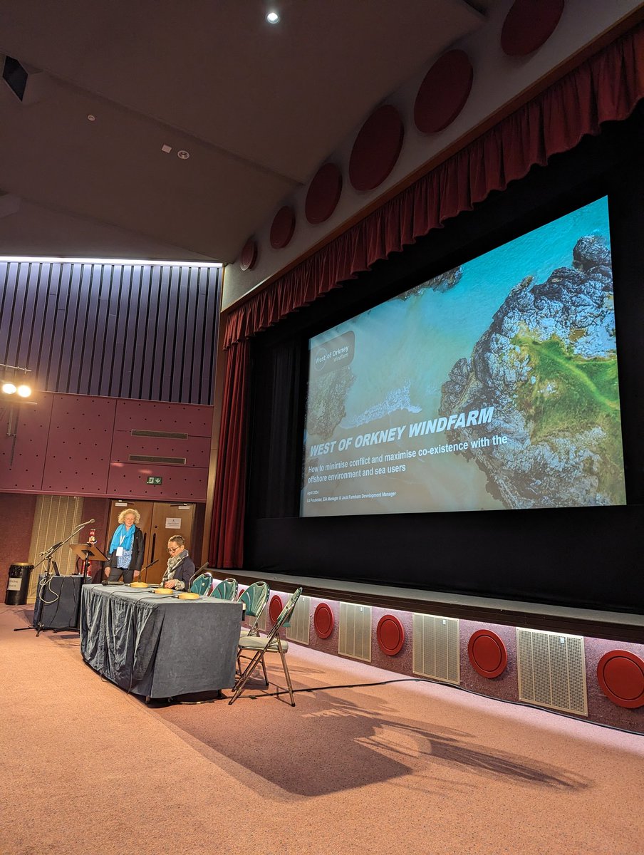 EIMR2024 (@eimr2024) on Twitter photo Session 2, Coexistence Vs Conflict for sea/seascape users is starting off with Liz Foubister from <a href="/WestofOrkney/">West of Orkney Windfarm</a> presenting a case study on how to minimise conflict and maximise co-existence with the environment and other sea users. Session 2, Coexistence Vs Conflict for sea/seascape users is starting off with Liz Foubister from <a href="/WestofOrkney/">West of Orkney Windfarm</a> presenting a case study on how to minimise conflict and maximise co-existence with the environment and other sea users.