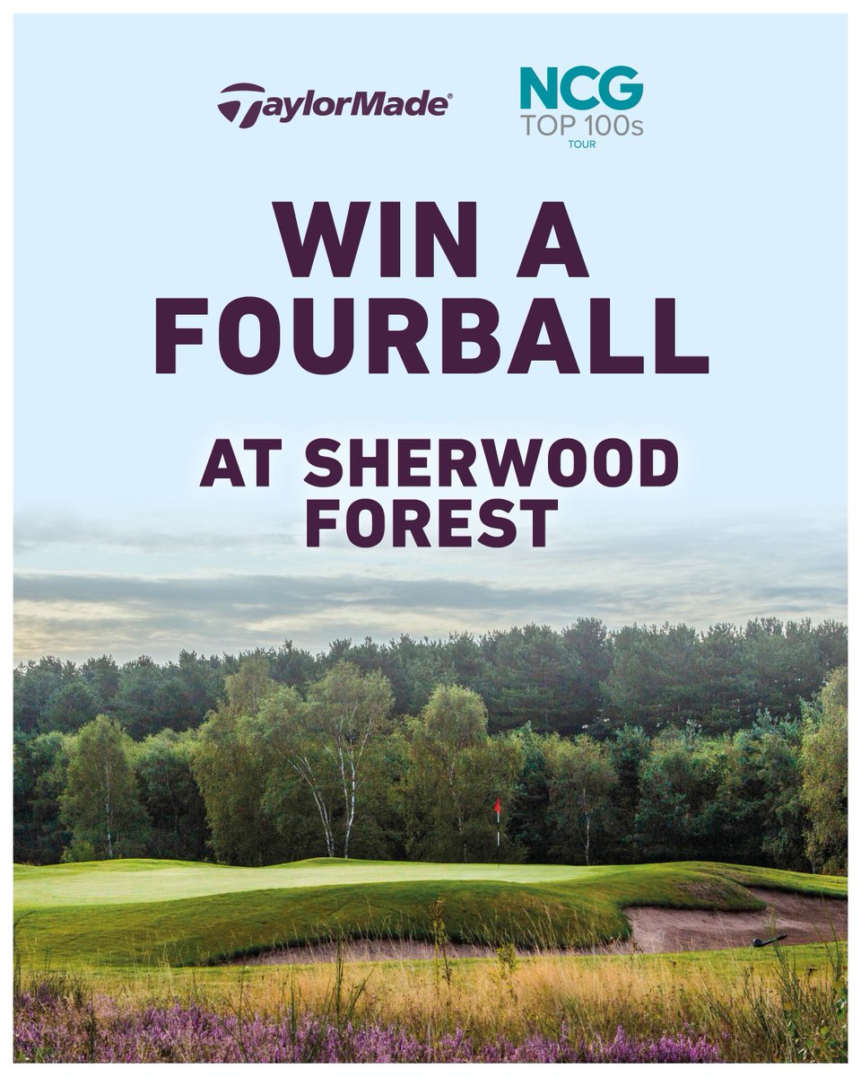 TaylorMadeTour's tweet image. WIN A FOURBALL!

FOLLOW us (@TaylorMadeTour) &amp;amp; TAG three golfing buddies that would you bring with you to play one of the best courses in the country in the @NCGTop100s event at Sherwood Forest. #TeamTaylorMade

T&amp;amp;C's: tmgolf.co/NCG-SF