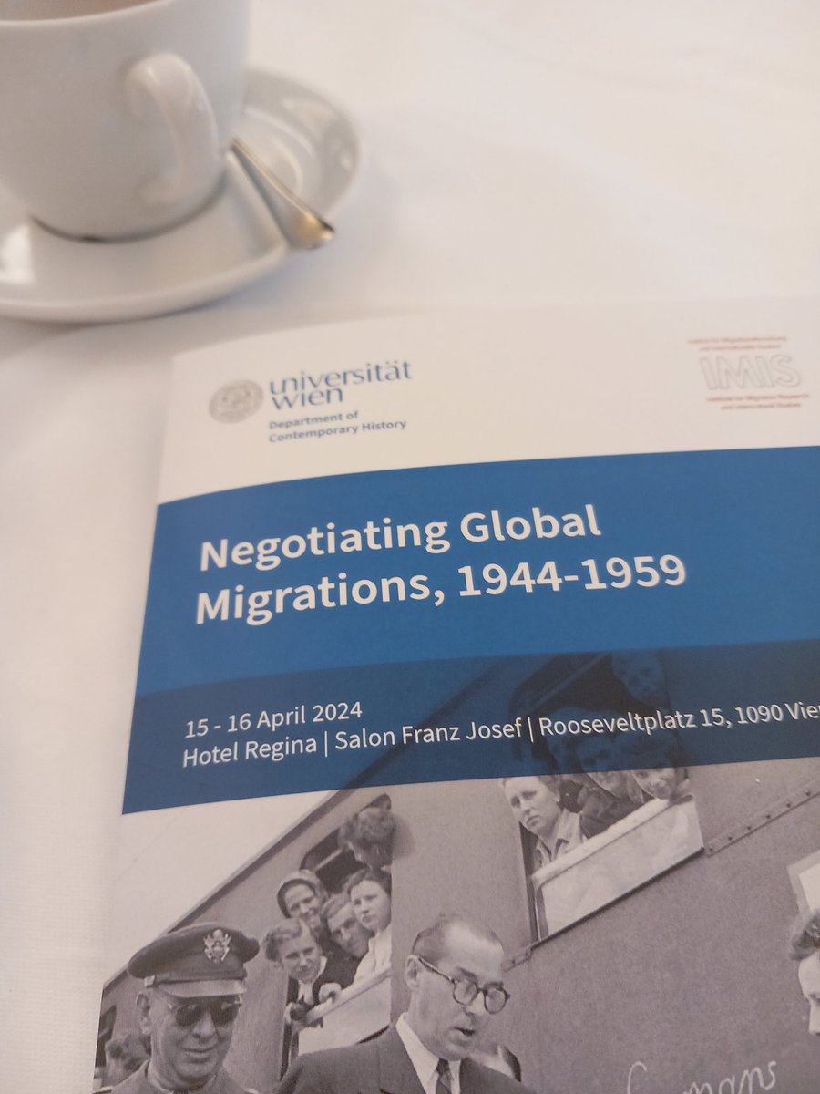 How does history matter in current debates on forced migration? Timely & inspiring conference on Global Migrations 1944-1959 @univienna today, with @wolfffra @PeterGatrell @FranziskaLamp and many more.