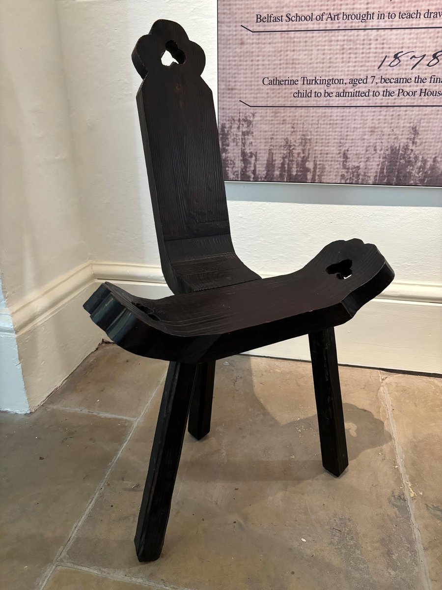 On Monday we shared a mystery object from our medical display and asked you to guess what it was. Today we can reveal the answer! It is, in fact, a 19th century birthing stool... This item is kindly on loan to us from @randomrobyn #CliftonHouse250 #Cliftonhousebelfast