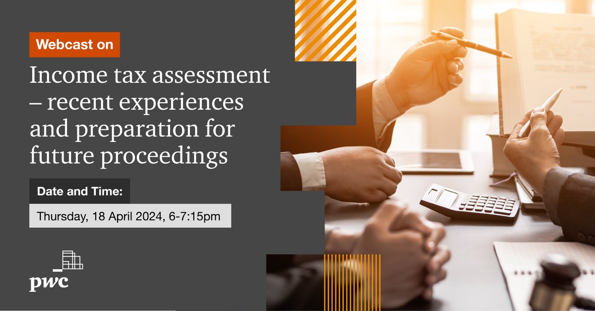 Join us for a webcast on 'Income tax assessment – recent experiences and preparation for future proceedings' which aims to delve into India’s recent tax assessment proceedings concluded on 31 March 2024. Click on the link to register: bit.ly/4aT1ST4