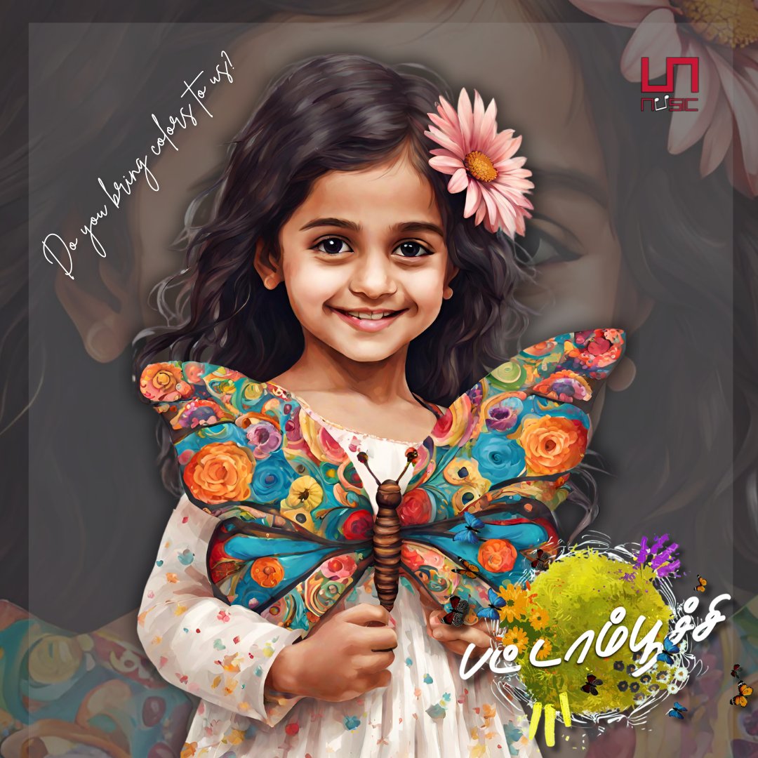 Rediscover the joy of childhood and let #Pattampoochi take you on a whimsical journey back to carefree days filled with colorful butterflies and endless creativity.🎶✨ 🔗 lnkfi.re/Pattaamboochi @bobphukan @madhankarky #janinstephanie #ChildhoodMemories #nostalgia