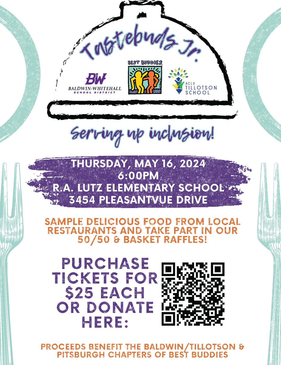 📢BIG NEWS📢 We are excited to debut a brand new event happening next month -Tastebuds Jr.! Come sample some delicious food from local restaurants, take part in raffles, hear student speakers & much more! 🎟️ are only $25 each! Click below to purchase bwef.weebly.com/events.html