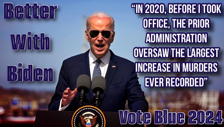 It’s Tues. April 16, 2024 & POTUS Joe R. Biden has been in office for 1,182 days. Every single Republican voted against the American Rescue Plan. It passed anyway & included the largest federal investment ever in fighting & preventing crime. Tap💙RT to keep it going for #JoeBiden