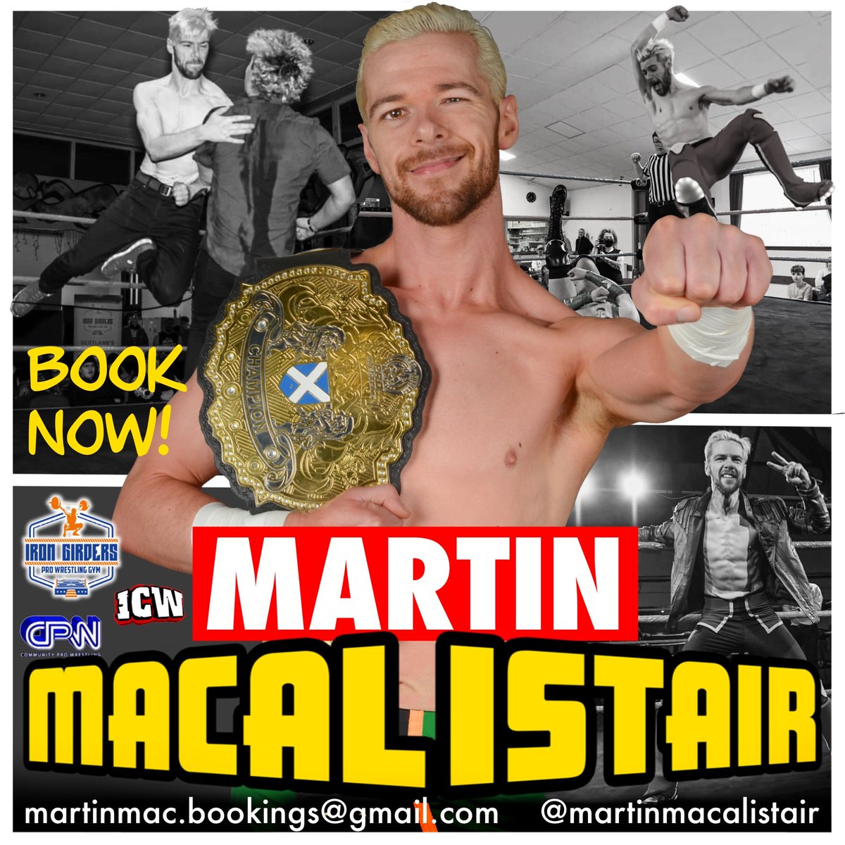 MMacalistair's tweet photo. The Positive Charge is coming your way!

I can't wait to wrestle in more places, meet more people and show everyone what I'm all about. 

Likes, comments and shares appreciated. 

Where do you want to see me wrestle next? https://t.co/vckGdguYUr