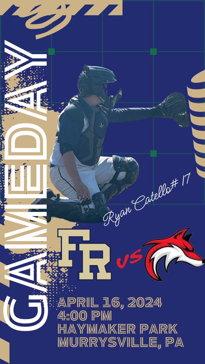 ⏰ 4:00
VS: 🦊 
🌡️ 74° ⛅️ 
📍 Haymaker Park