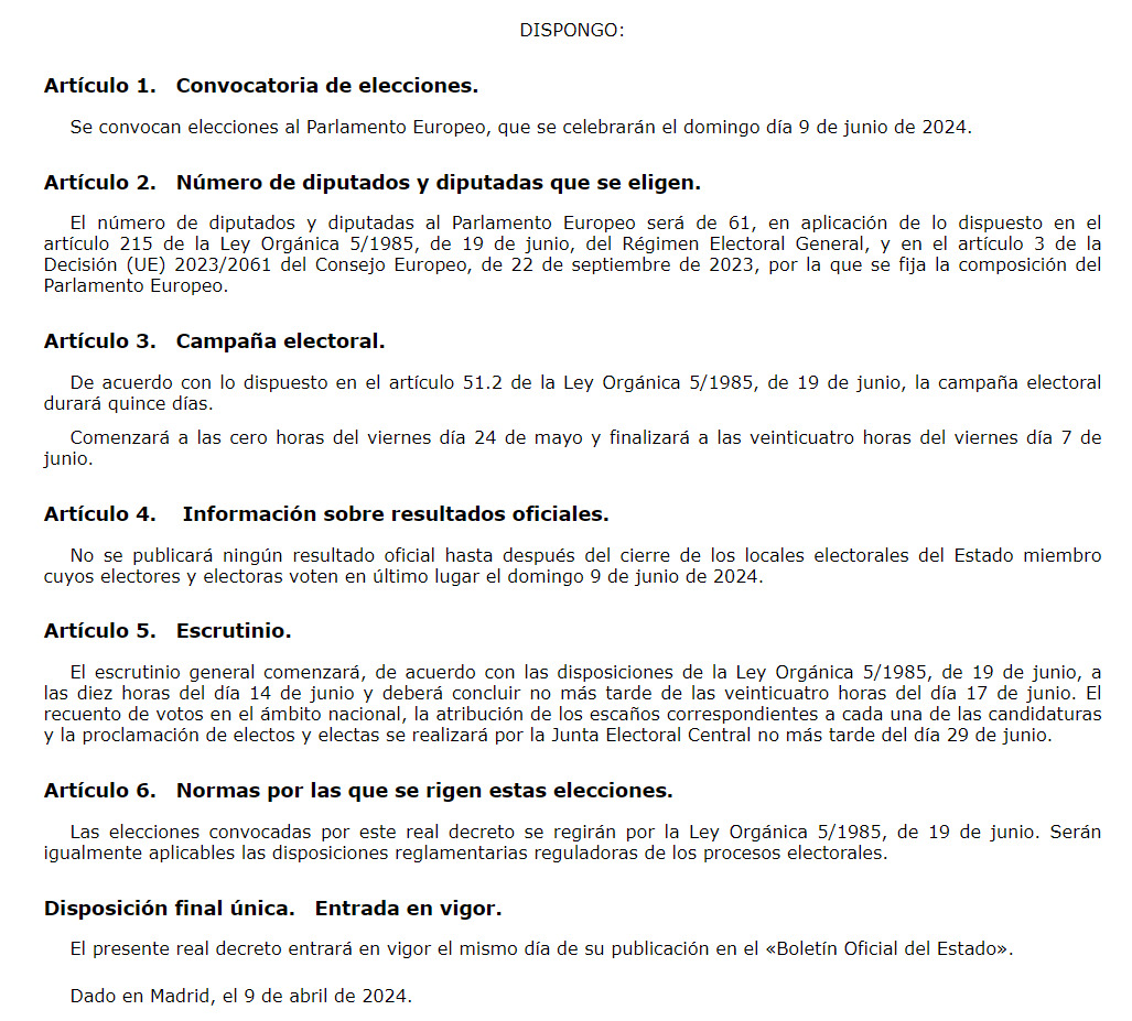 🔴OFICIAL: Elecciones al Parlamento Europeo convocadas en el BOE 

Pensamos dar la turra hasta que batamos récord de participación joven, primer aviso.
 
🧐En 2019 la participación de los menores de 25 fue del 42% 

#WeNeedYOUth #usatuvoto