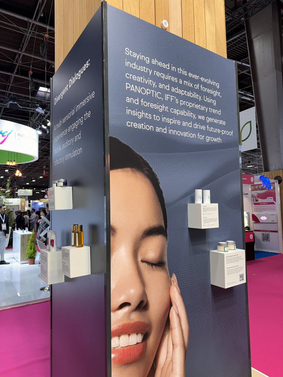 Step into a world where every sense is engaged! 😲 Just visited the @IFF stand 1N140 for a multi-sensory #ImmersiveExperience that left me in awe. 🤩 🎢

#IncosGlobal #IncosGlobal24 #InCosmetics #InCosmetics2024