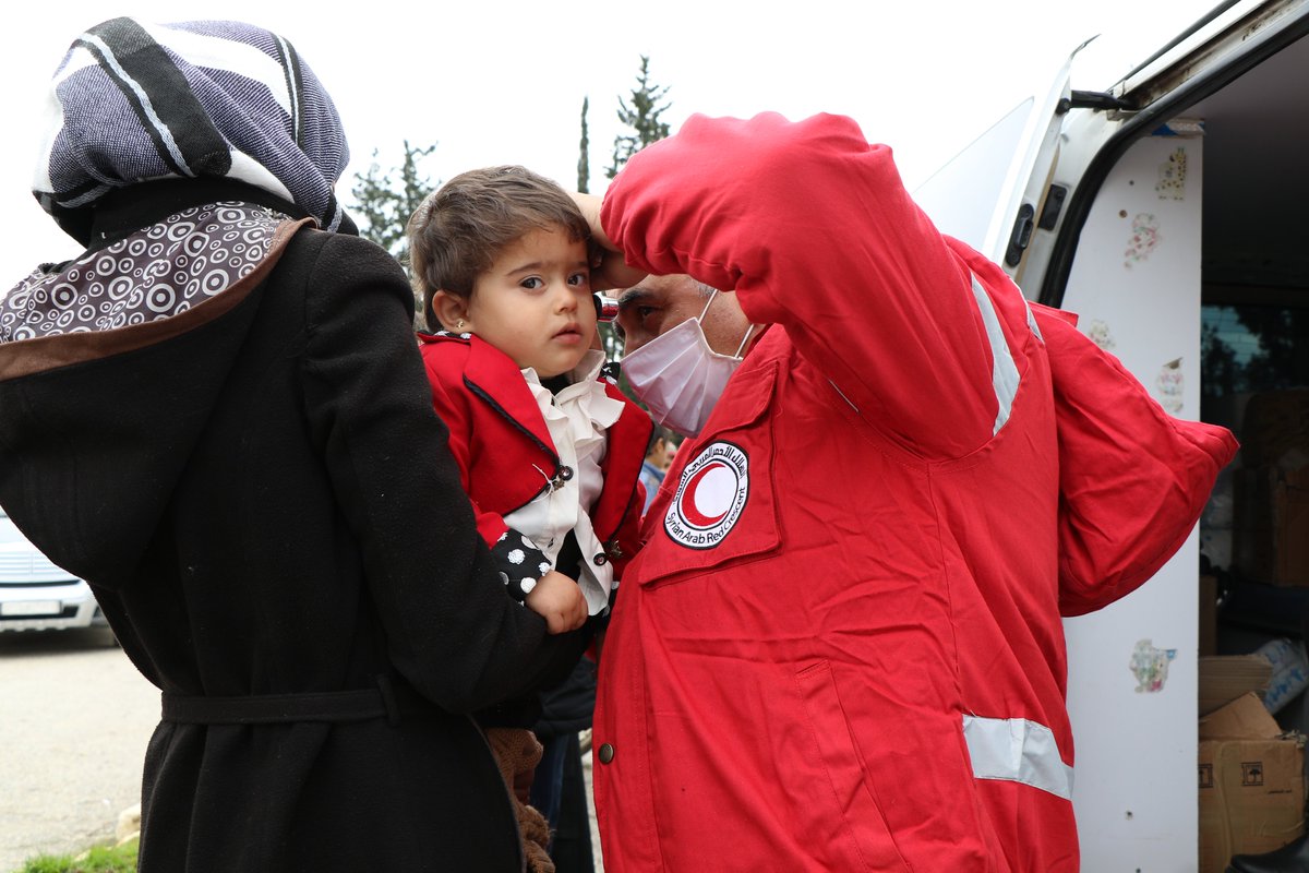 #Idlib📍 The @SYRedCrescent mobile medical teams visit Sinjar, Al-Khawain, Al-Tamanah, & Muqa, providing essential #healthcare services Since beginning 2024, it has reached over 1100 ppl, including nearly 400 children supported by @Intersos ☑️