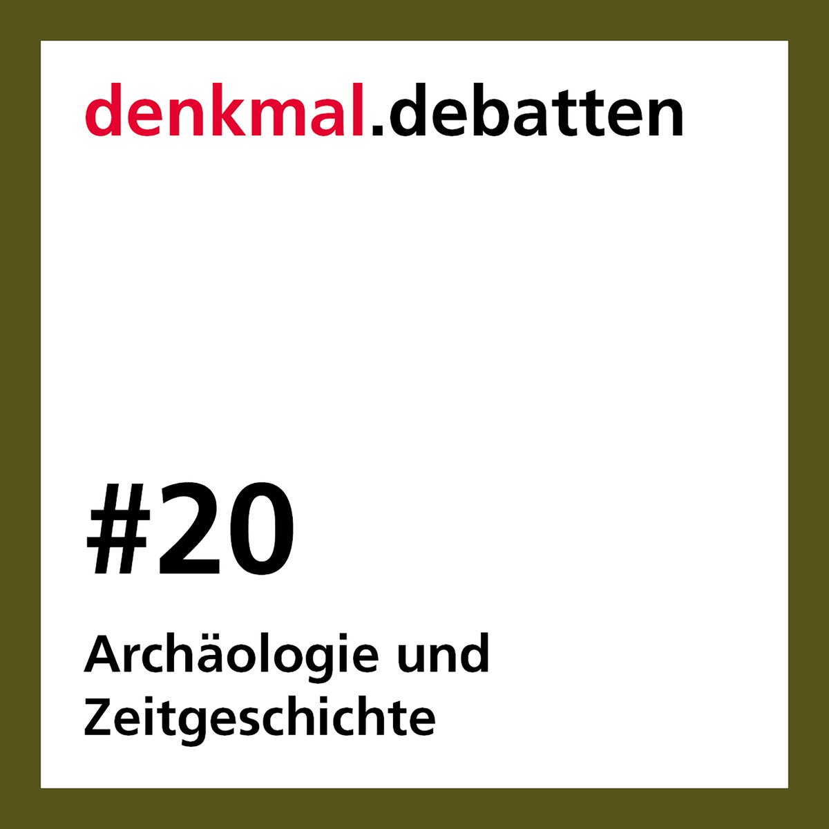 In der April-Ausgabe unseres #Podcasts diskutieren die Gäste mit Moderator Siebo Heinke über das Thema: 'Archäologie und Zeitgeschichte - Orte nationalsozialistischer Gewaltherrschaft'. ressource-kulturerbe.de/debatten