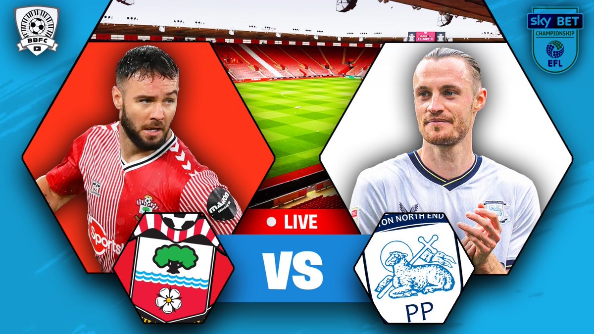 🚨 Watch Along TONIGHT Come and join me at 7.30pm for Southampton vs Preston. Both sides really have to win with the top two for Saints and the play-offs for Preston still a possibility... 📽️ youtube.com/live/dNA2EXmap… #SaintsFC #PNEFC