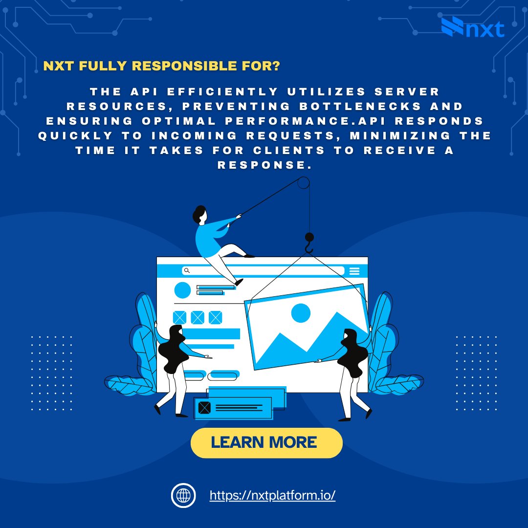 nxt_platform's tweet photo. Experience peak performance with our API that optimally utilizes server resources, eliminating bottlenecks. 

Let's secure your pathways to innovation together💡
👉 https://t.co/cWCbjIERoo 

#nxtplatform #apiperformance https://t.co/86vRq5xapE