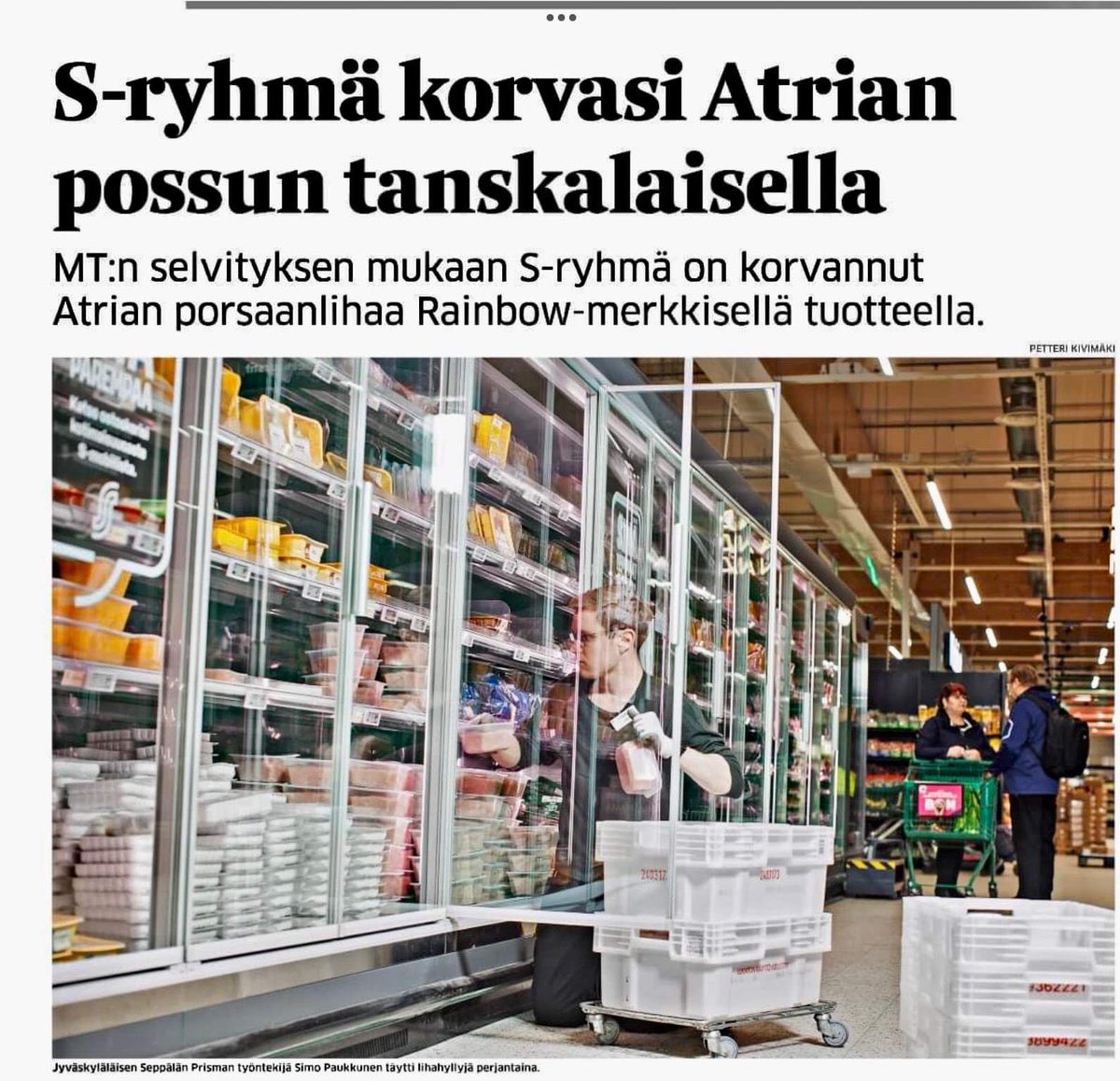 Kylläpäs onkin isänmaallinen Suomi liike tanskalainen sika farmari on takuulla innoissaan..mihin helvettiin nämäkin päätökset perustuu? Suomessa on takuulla liian kallista yrittää enään yhtään mitään tämä maa on verotettu täysin pilalle ja loput vie EU...🤬