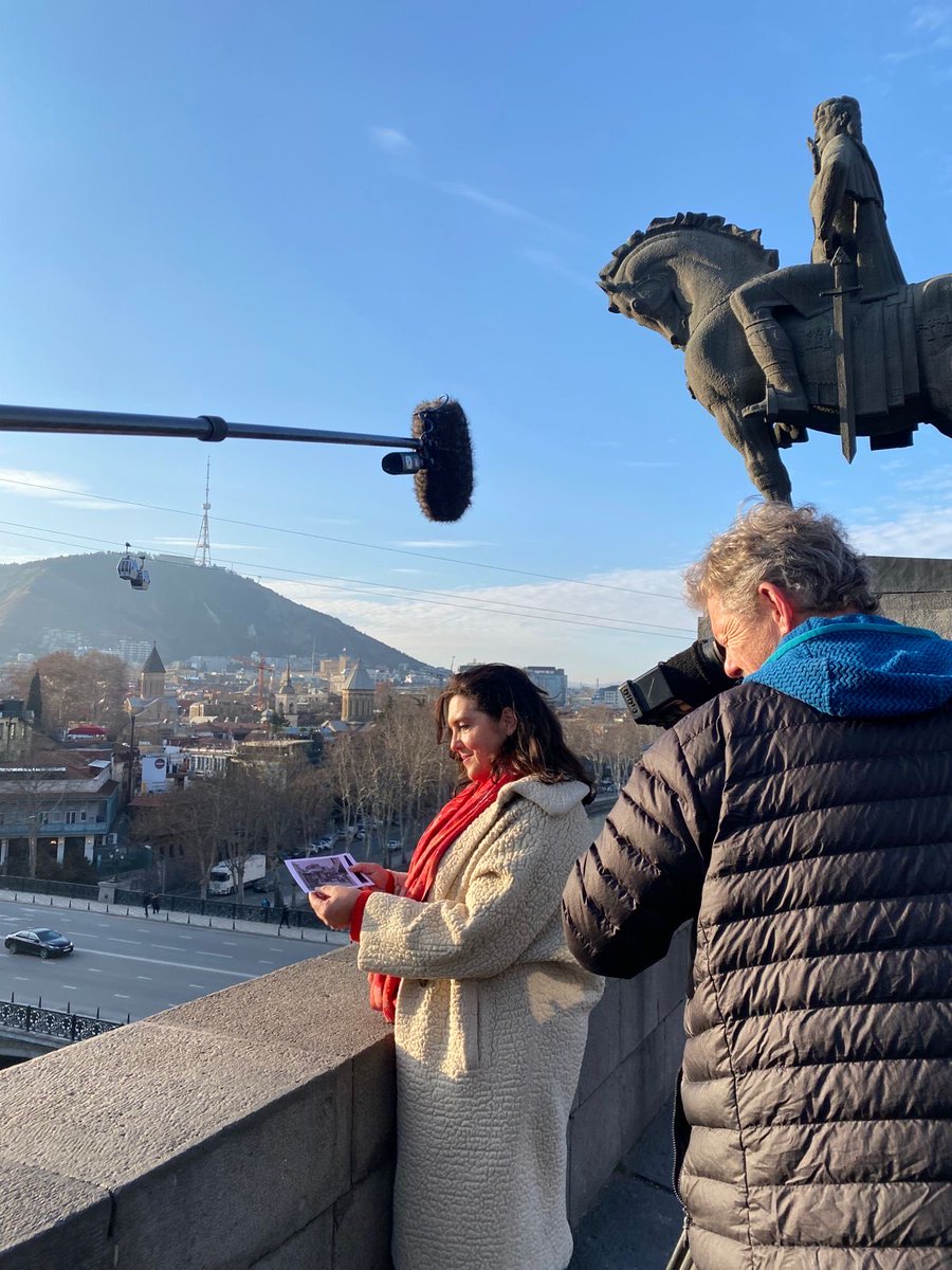 Good morning! Exploring the #ancient city of #Tbilisi in #Georgia - with stunning influences from both #East and #West and fascinating #treasures - coming this Sat ⁦@Channel4⁩ - catch up here X bit.ly/3U8mO2N