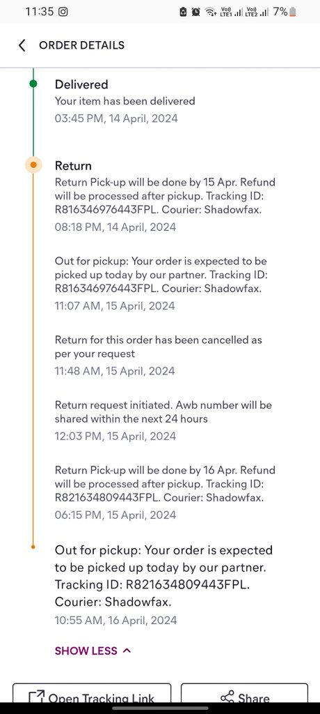 _deepakshukla's tweet photo. @Meesho_Official I have ordered product from ur platform but #different_product Is delivered and return requested 2 times but agent is not picking &amp;says its not case of Smart pc/non pc &amp;customer care is not responding . So please take action rgrdng this returns https://t.co/0E3RQy5lBt