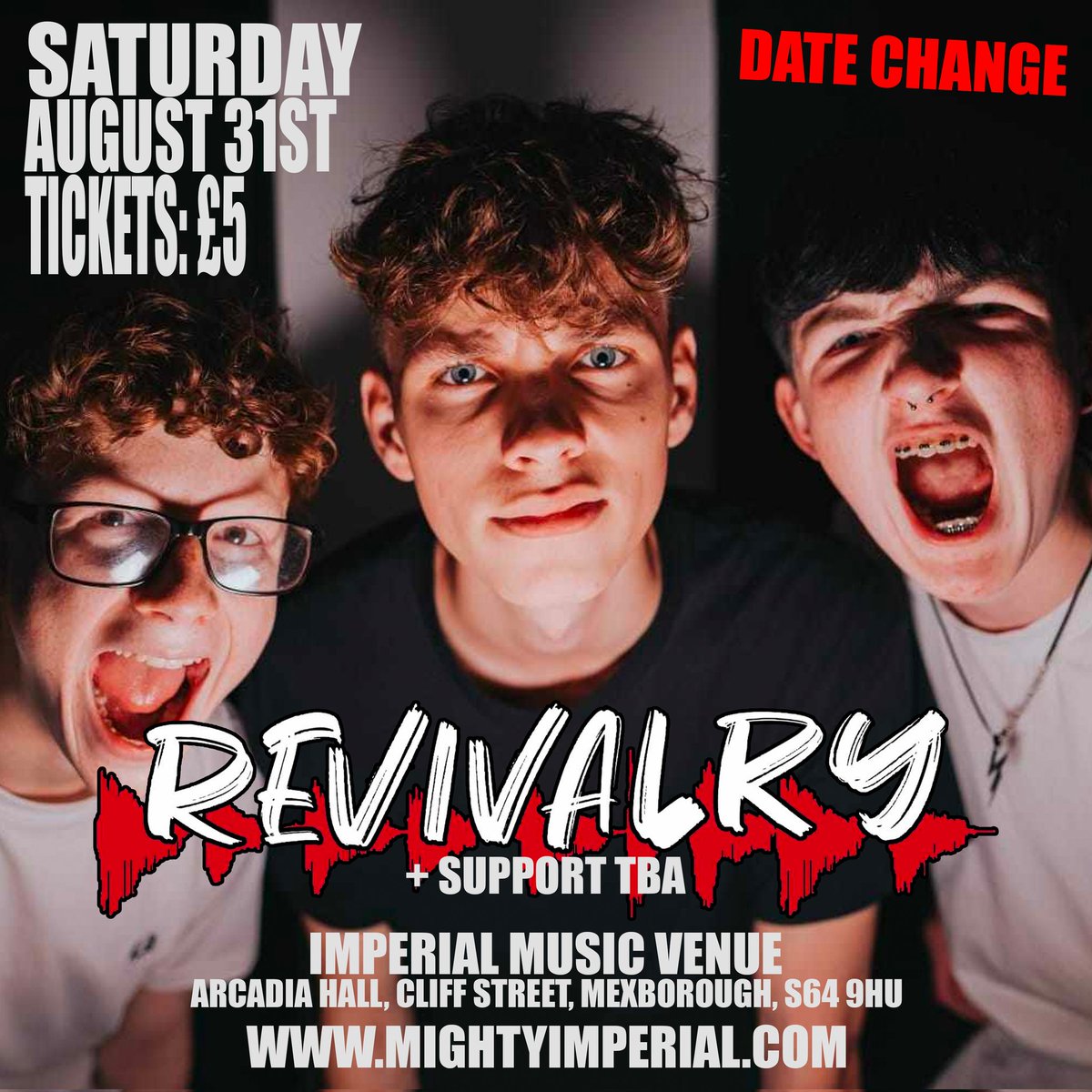 PLEASE NOTE - DATE CHANGE