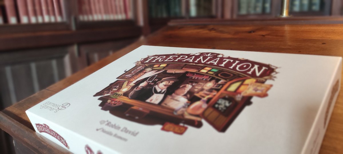 Damas y caballeros! Pasen y vean, tomen asiento. En menos de 2 horas tendrán la oportunidad de reservar su copia de TREPANATION.

verkami.com/projects/35050…

#juegosdemesa