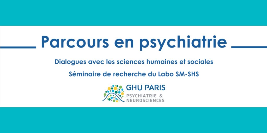 🧠📢[SÉMINAIRES] '#Parcours en #psychiatrie : dialogues avec les sciences humaines et sociales' 📆Séance 2 : Les parcours en psychiatrie, Jeu 25 avril, 11h-13h, @GhuParis et visio ▶️ow.ly/3jZg50QZC3i. @CfpNathalie @Unafam @schizinfo @MalletJasmina @MaevaMusso @ARS_IDF