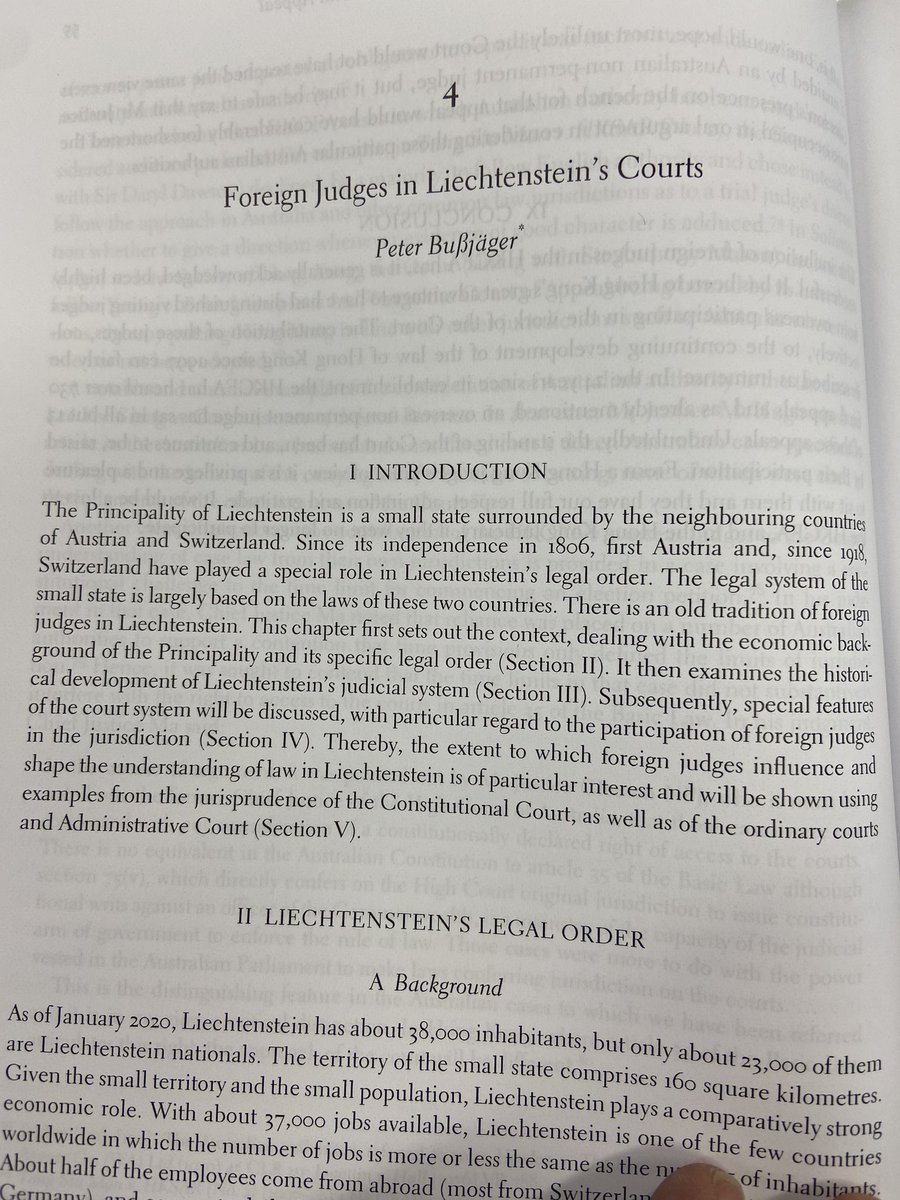 Finally arrived! With my contribution on foreign judges in Liechtenstein‘s courts. @AMDziedzic