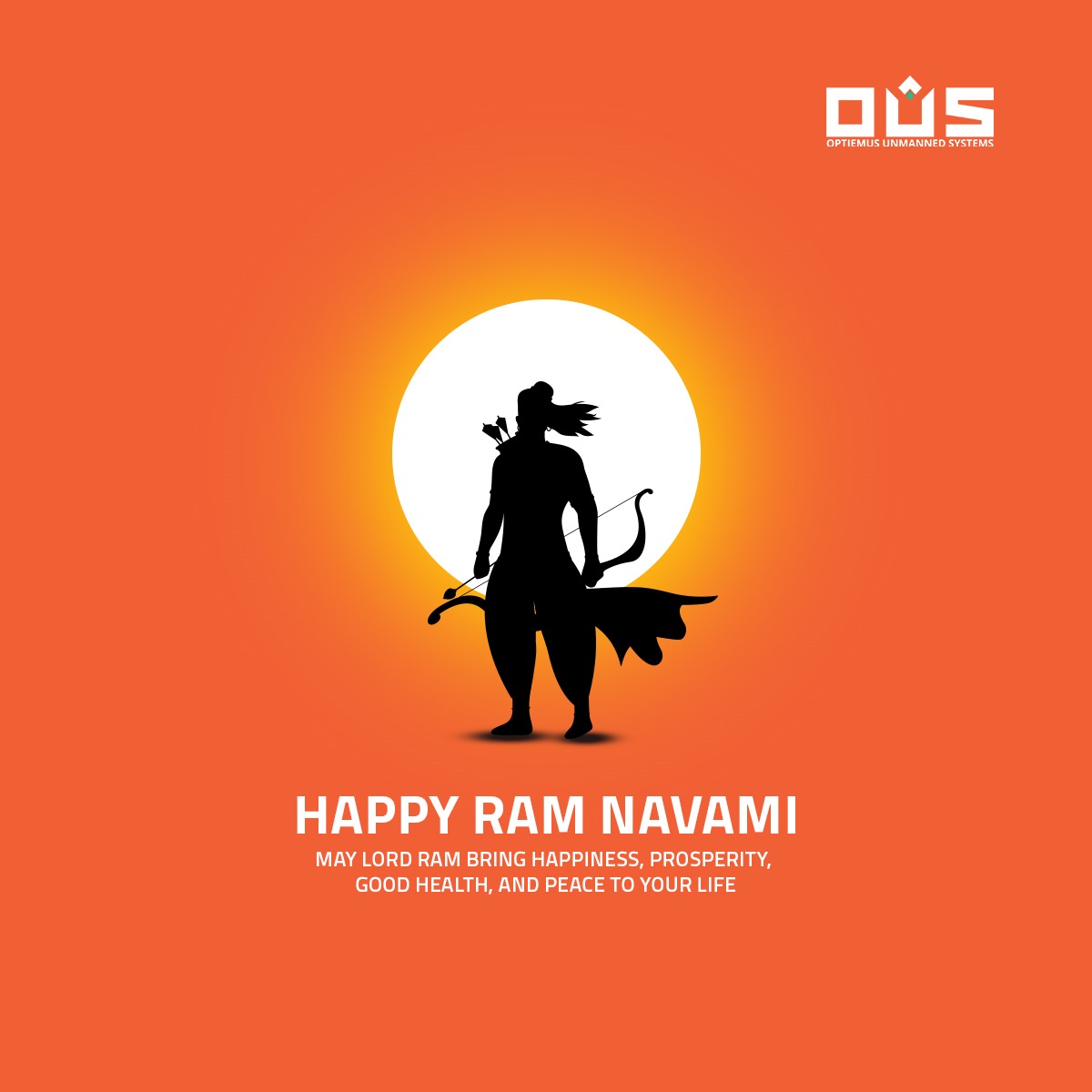 ousindofficial's tweet photo. May the blessings of Lord Rama illuminate our path towards technological excellence. Wishing you all a blessed Ram Navmi from Optiemus Unmanned Systems. #RamNavmi #DivineBlessings #InnovationJourney #TechDevotion #OptiemusWishes #SpiritualTech https://t.co/XVPSMkyHey