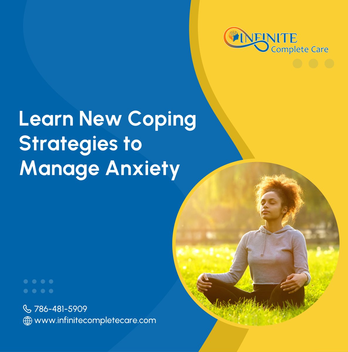 Discover effective techniques to ease anxiety. Explore deep breathing, mindfulness meditation, grounding exercises, positive affirmations, seeking support, and more. Take charge of your mental wellness today! Book with us here: tinyurl.com/4s4t39a2. 

#AnxietyManagement