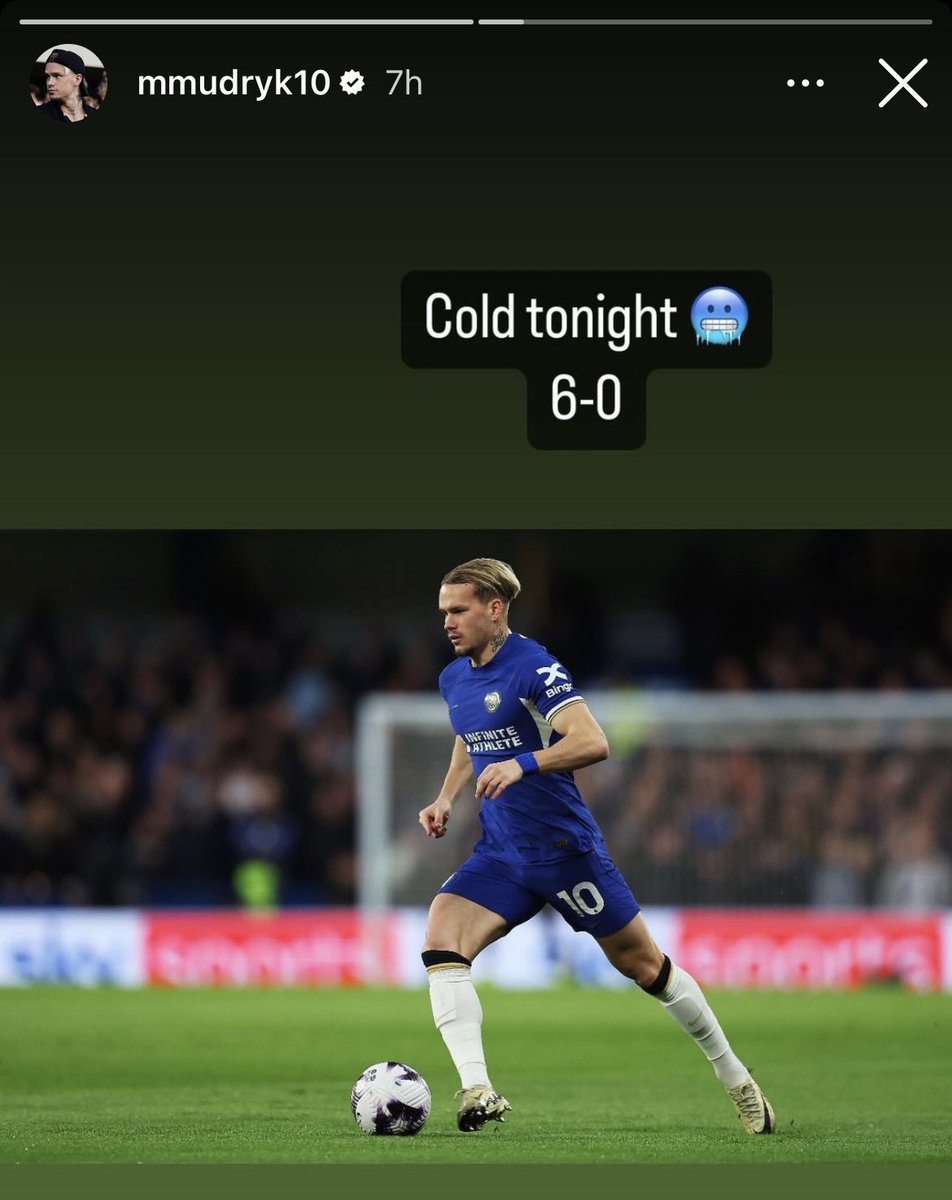 FrankKhalidUK's tweet photo. Mykhailo Mudryk on Instagram 💙 https://t.co/wLkKNVyRI4