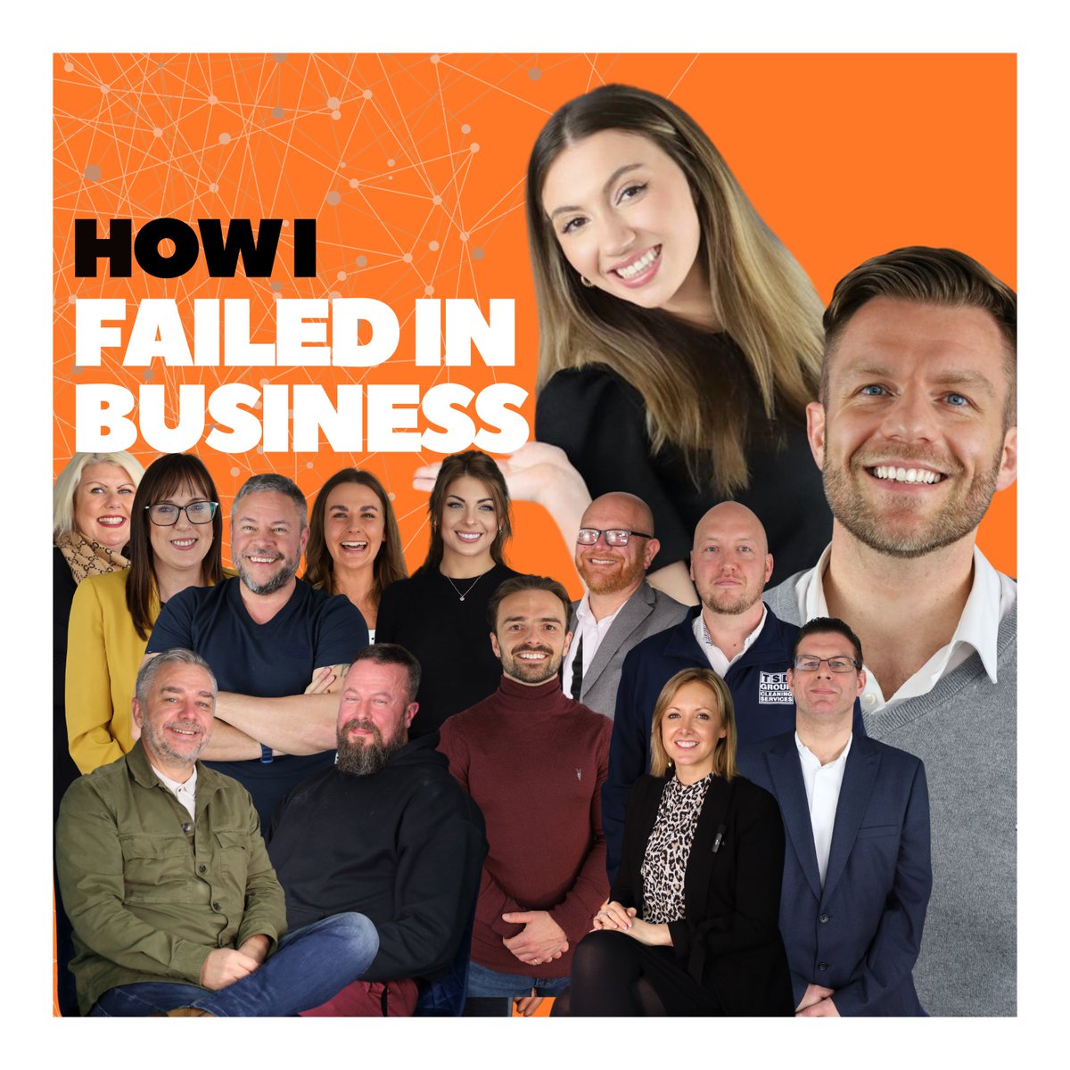 We have had some incredible guests on the How I Failed in Business Podcast so far - and I would love to have YOU next!

The How I Failed in Business Podcast is a hilarious look at business, entrepreneurship and careers.

Fancy sharing your story? Be sure to send me a message!