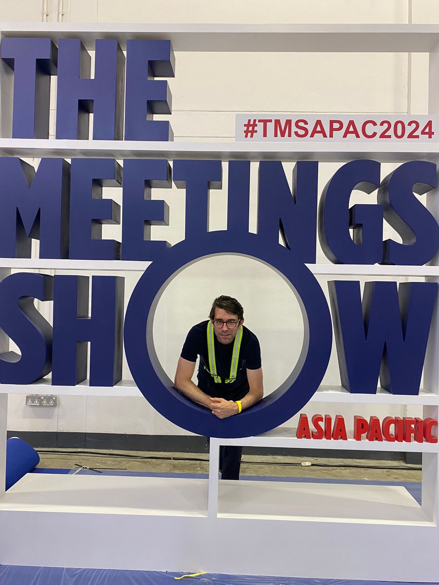 Our very own Editorial Director James Lancaster helping set up 😂🙌🏼 not long now!

#TMSAPAC24 #TMSAPAC