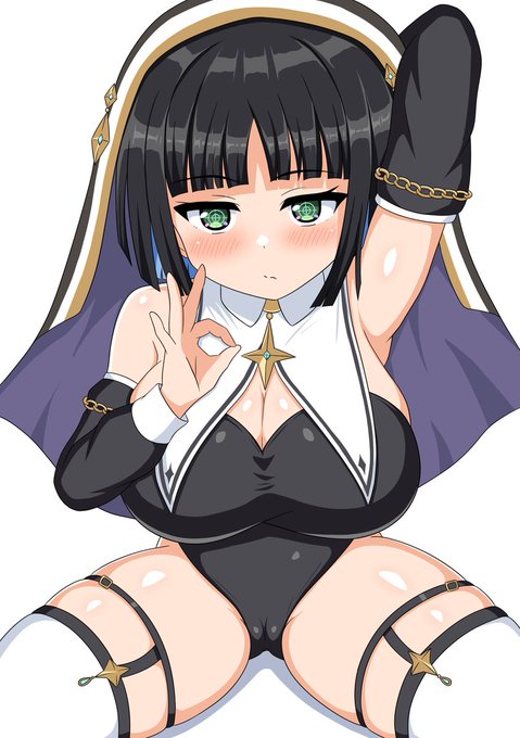 スク水シスター服好き
#ドルフィンウェーブ
#気温が高いので気が早いが水着絵が見たい 