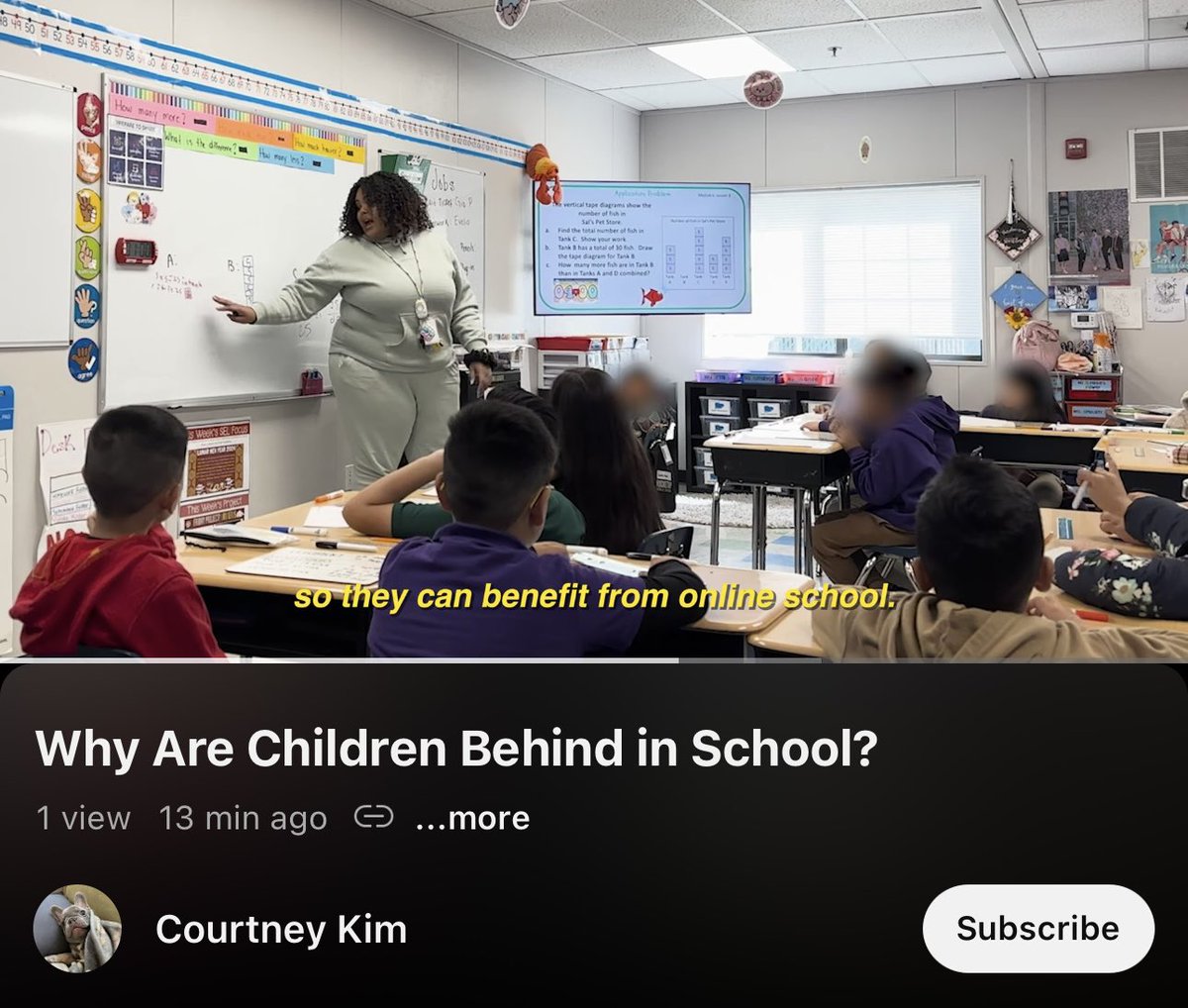courtneyreports's tweet photo. Are students behind, or are the standards getting impossible to reach? Watch and read my latest story on why children are performing worse in school. 
🔗: https://t.co/4M4zJ26wet
#BRJL305 #dodgemojo https://t.co/fR0PVr9xVL