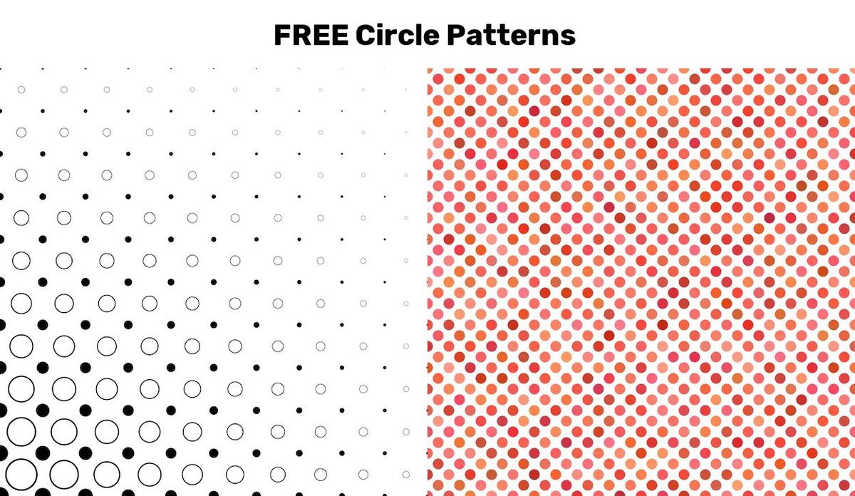 FREE Circle Patterns  freepik.com/collection/fre… #FreeVectorGraphic #FreeGraphics #freebie #giveaway #FREE #FreeDesign #GraphicDesign