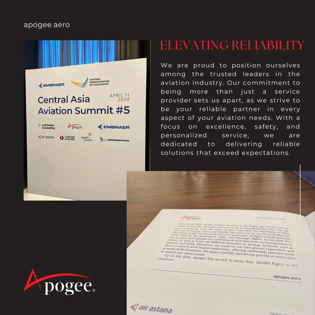 We are proud to position ourselves among the trusted leaders in the aviation industry.

#apogee #tripsupport #aviation #charter #groundhandling #cargoflight #ambulanceflight #militaryflight #techstop #travel #experience #safety #airtravel #luxury #business