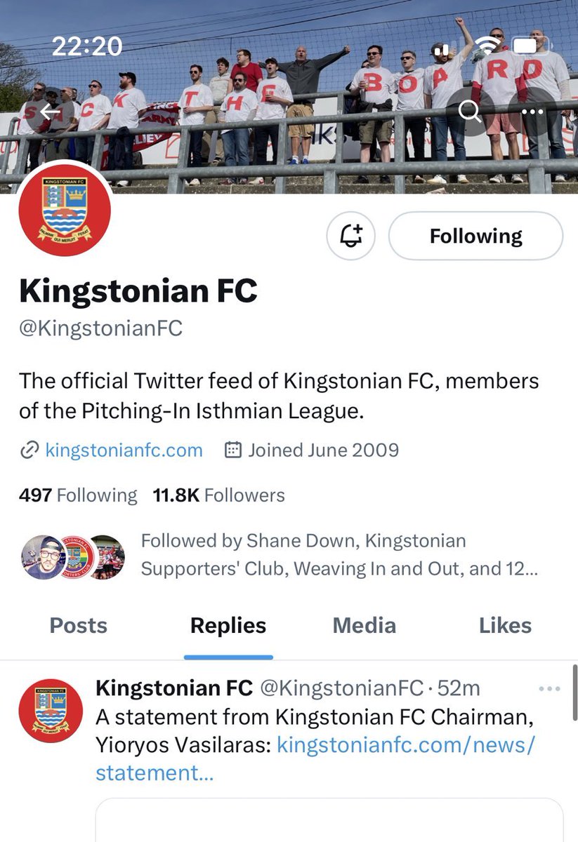 Even the club account agrees! 😂 

#SackTheBoard